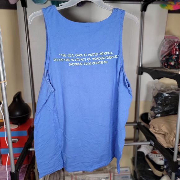 Texas A&M University Galveston Sea Aggie Camp 2014 Graphic Blue - Size Large - Picture 4 of 5